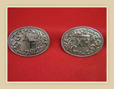 Two Silver Buckles