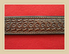 Tooled Leather Belt