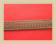 Tooled Leather Belt