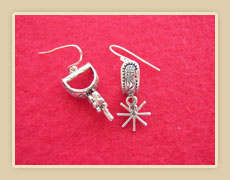 Sterling silver spurs