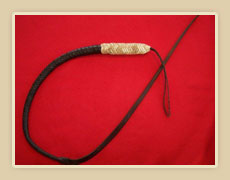 Kangaroo braided quirt