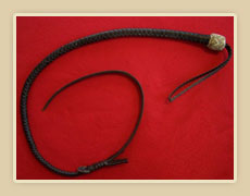 Kangaroo braided quirt