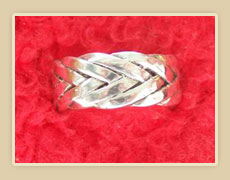 Silver Spanish Ring Knot