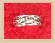 Silver Gaucho Ring Knot