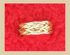 Gold Gaucho Ring Knot