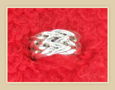 Silver Goucho Ring Knot