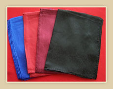 Jacard scarves.