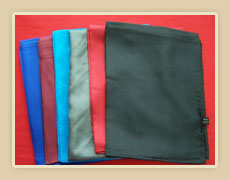 Plain scarves.