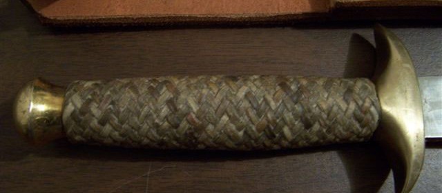 Rawhide Knife Handle