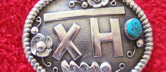 Sterling silver personalized belt buckle