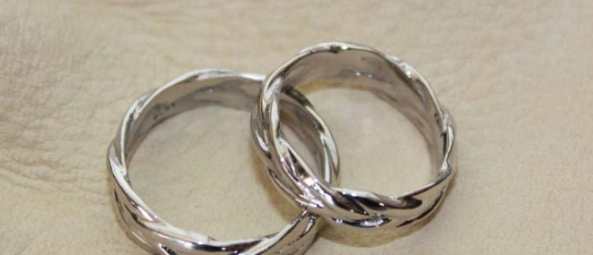 Platinum Wedding Ring Set Spanish Ring Knot