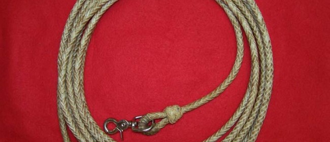 Rawhide Braided Macade with scissor snaps